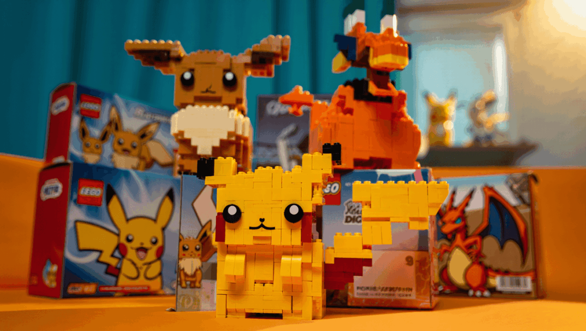 Pokémon Lego sets officially unveiled with Pikachu, Eevee and Charizard launching Feb 27