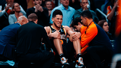 Devin Booker exits with ankle injury as Hawks beat Suns 110-103 last night