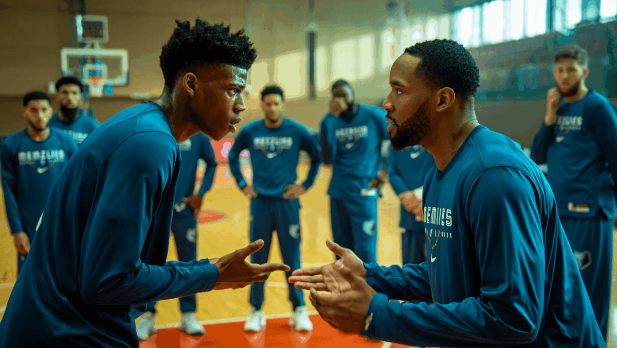 Vince Williams Jr. seen in heated exchange with Ja Morant during Berlin practice