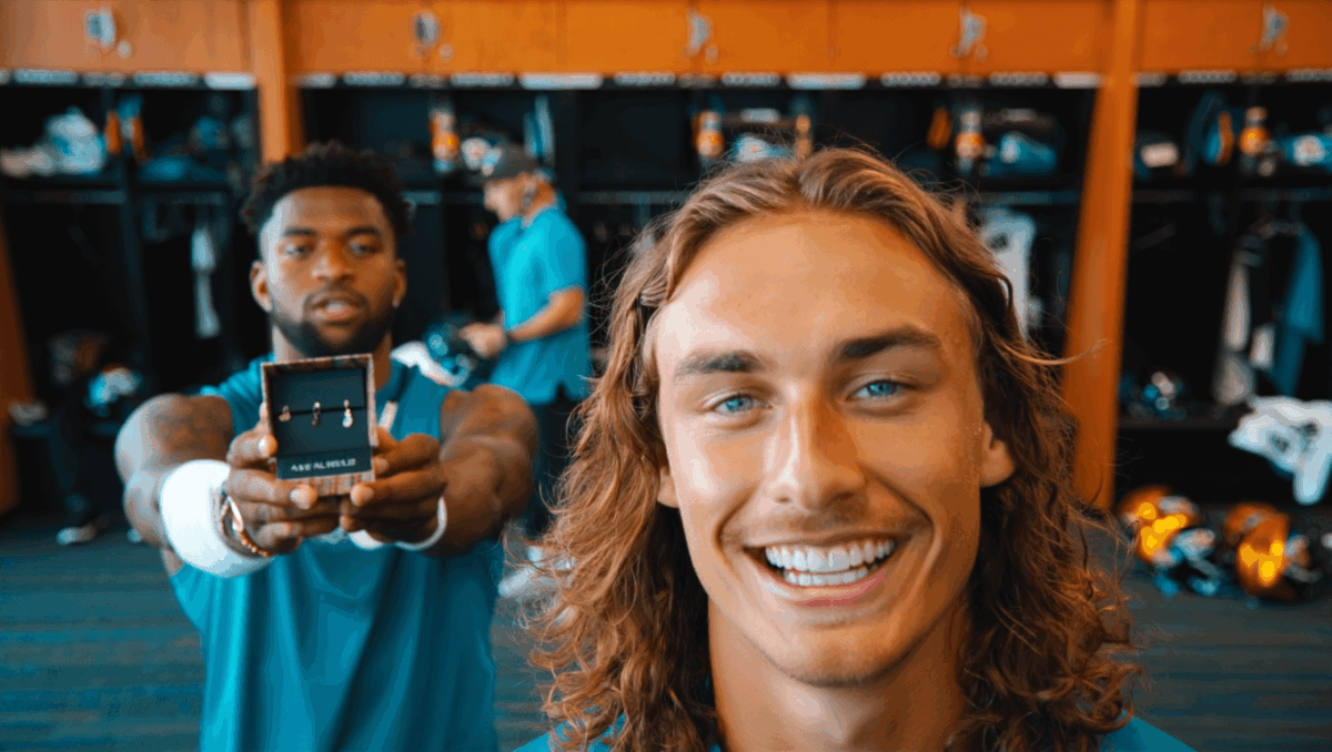 Trevor Lawrence shows off diamond grill after viral AI meme becomes reality