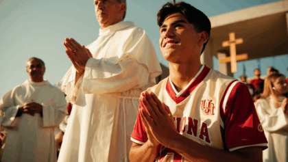 Fernando Mendoza reveals Catholic faith journey, brings Heisman to church