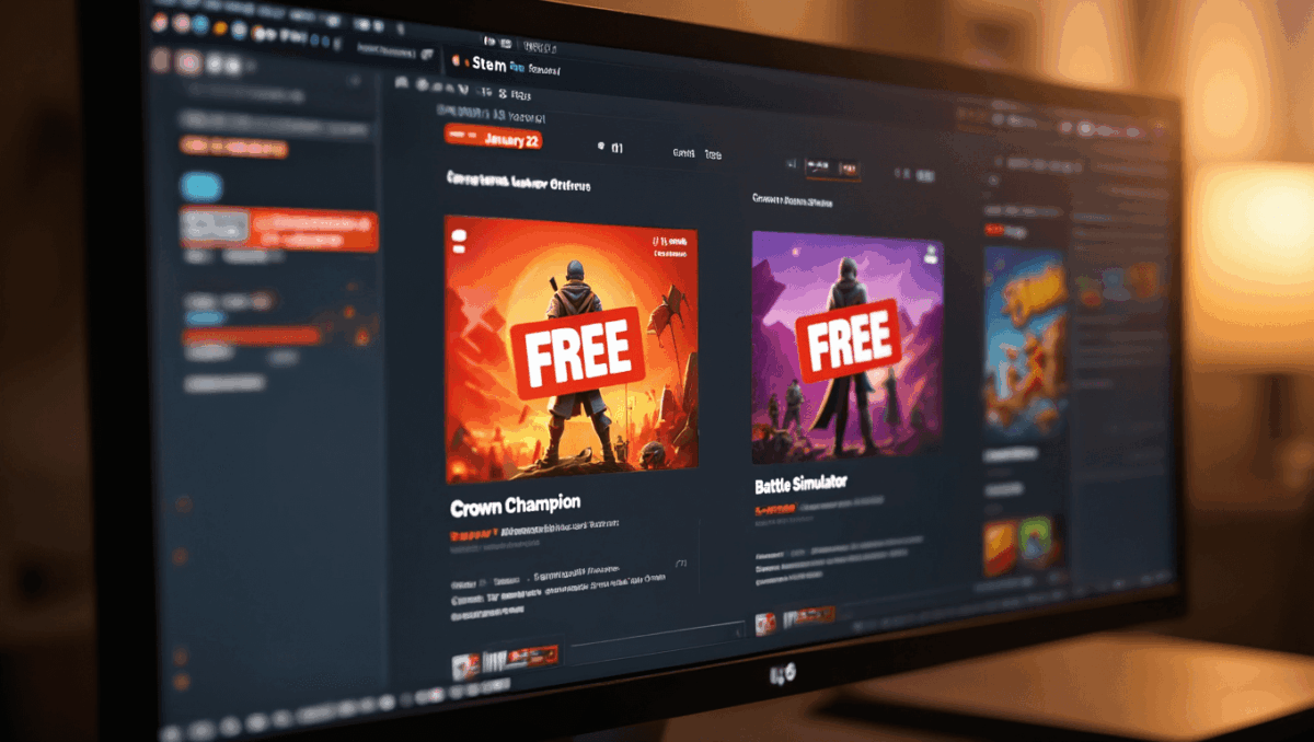 Steam free games deadline is tomorrow, don't miss your 2 titles
