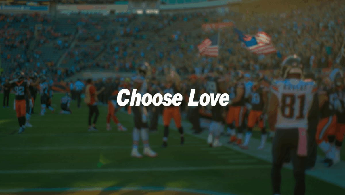 Choose Love NFL campaign honors MLK Jr. during divisional playoff games today