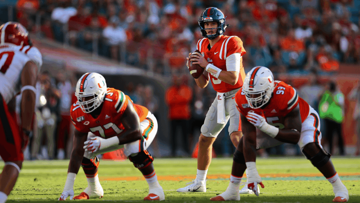Miami takes on Ole Miss in CFP Fiesta Bowl semifinal tonight, both seeking national title berth