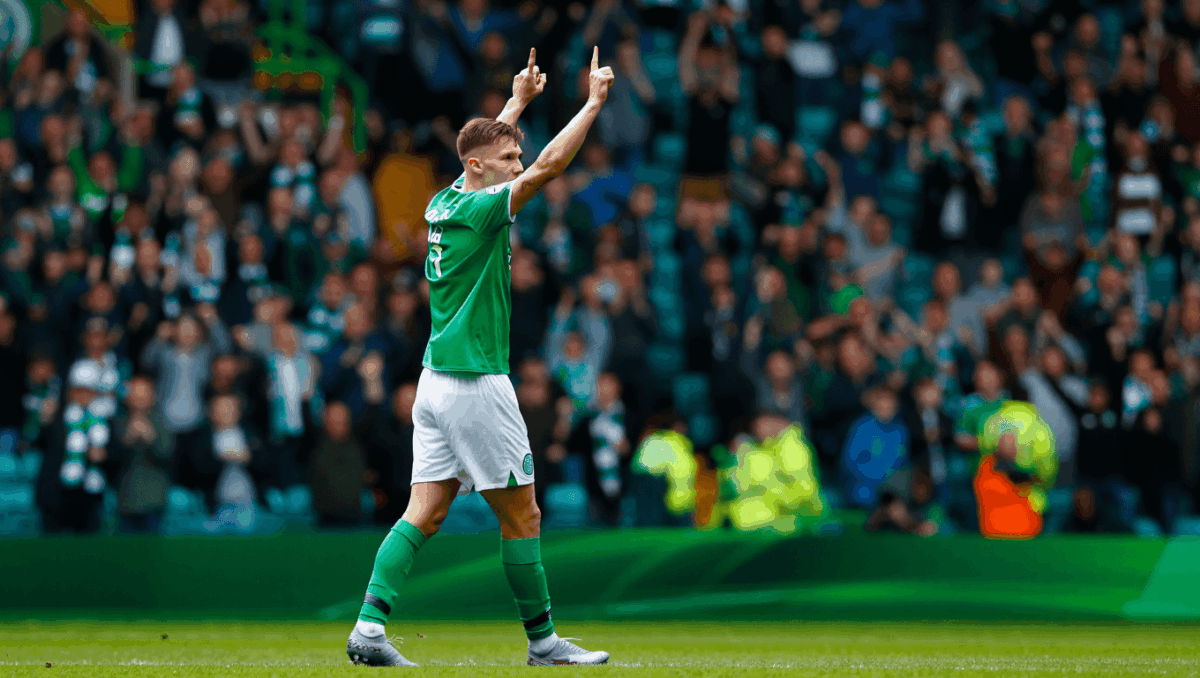 Celtic beats Falkirk 2-0, moves second with Cvancara, Nygren goals