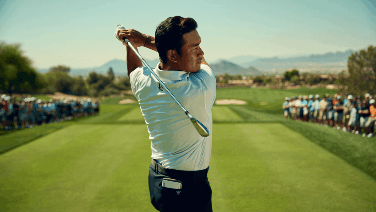 WM Open leaderboard shows Matsuyama leading by one in final round today