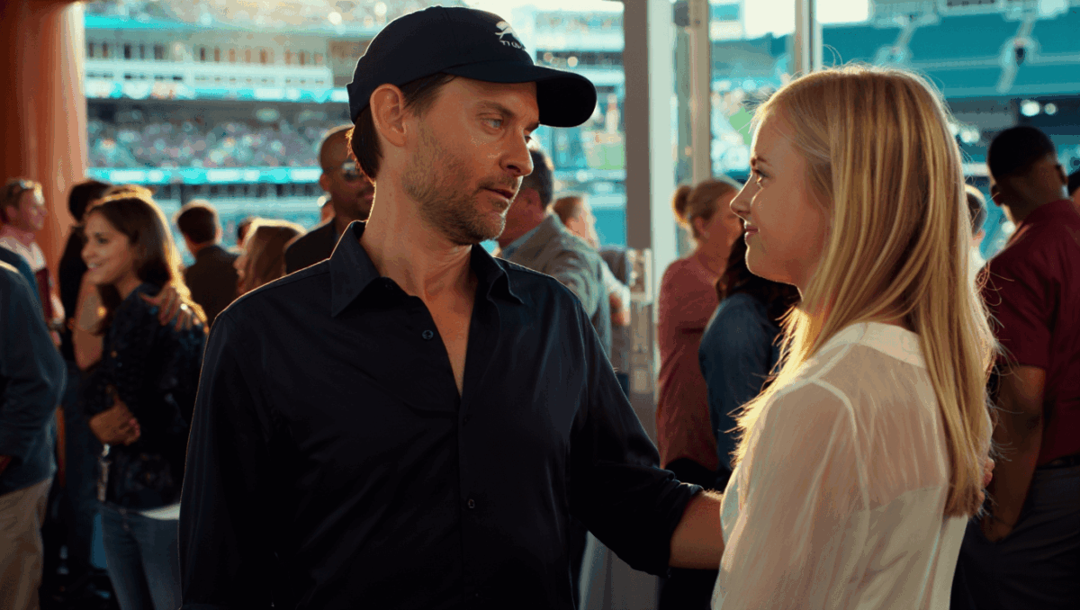 Tobey Maguire sparks dating buzz with 20-year-old Mishka Silva at Super Bowl