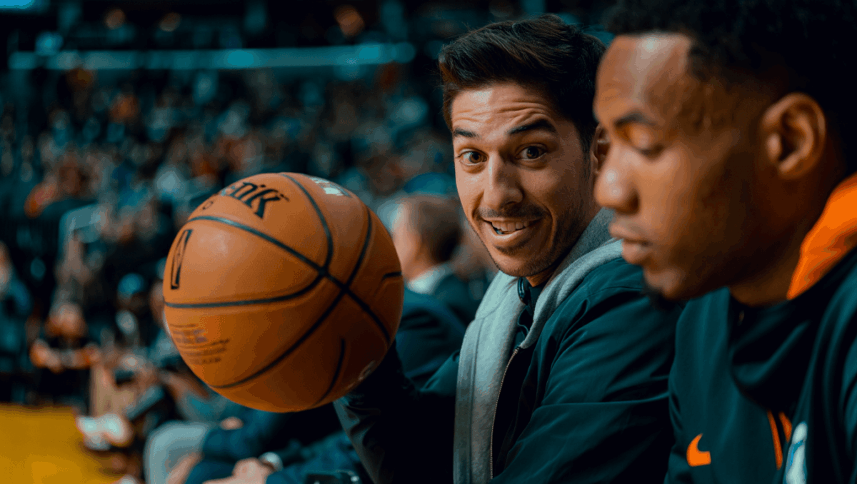 Druski shares fun moment with Caleb Williams at celebrity 3PT contest