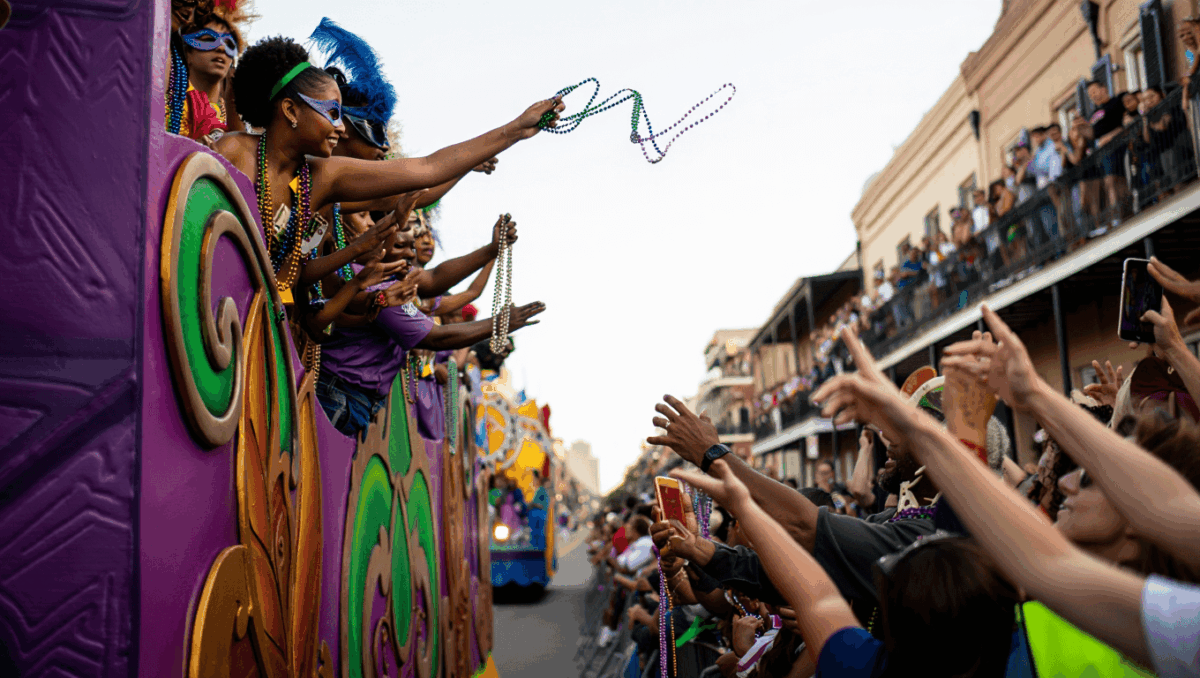 Mardi Gras hits Feb 17, biggest parties and parade times