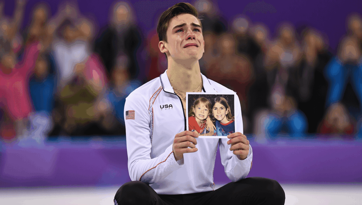 Maxim Naumov delivers emotional Olympic debut to honor late parents
