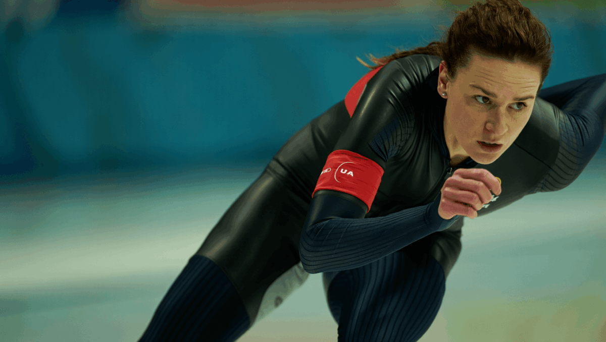 Kristen Santos-Griswold wins 500m heat, advances to quarterfinals at Milano Cortina