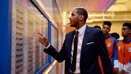 Rising stars game tonight: Melo vs. Austin in NBA All-Star showcase at 9 PM ET