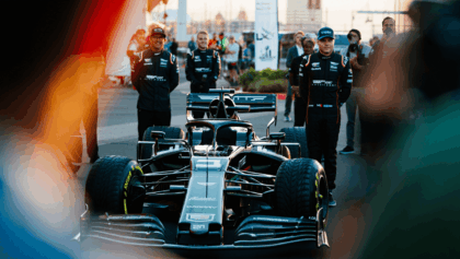 Cadillac F1 livery revealed at Super Bowl with asymmetric design, Perez and Bottas debut 2026