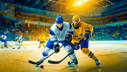 Sweden vs Finland rivals battle at Olympics with Finland leading 2-0 after 1st period