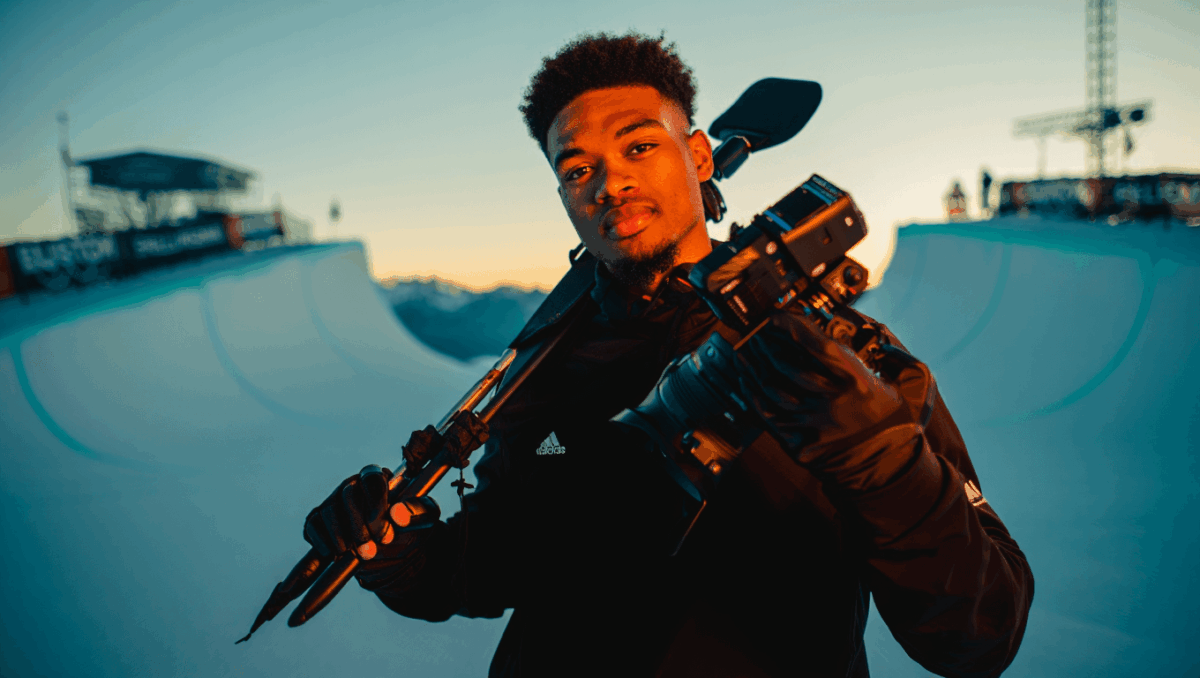 Myles Garrett supports girlfriend Chloe Kim's Olympic quest in Italy