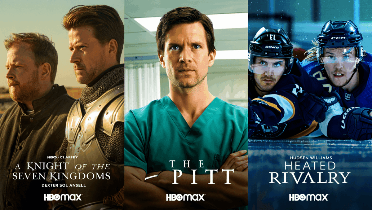 Best shows on HBO Max include A Knight of the Seven Kingdoms, The Pitt, Industry