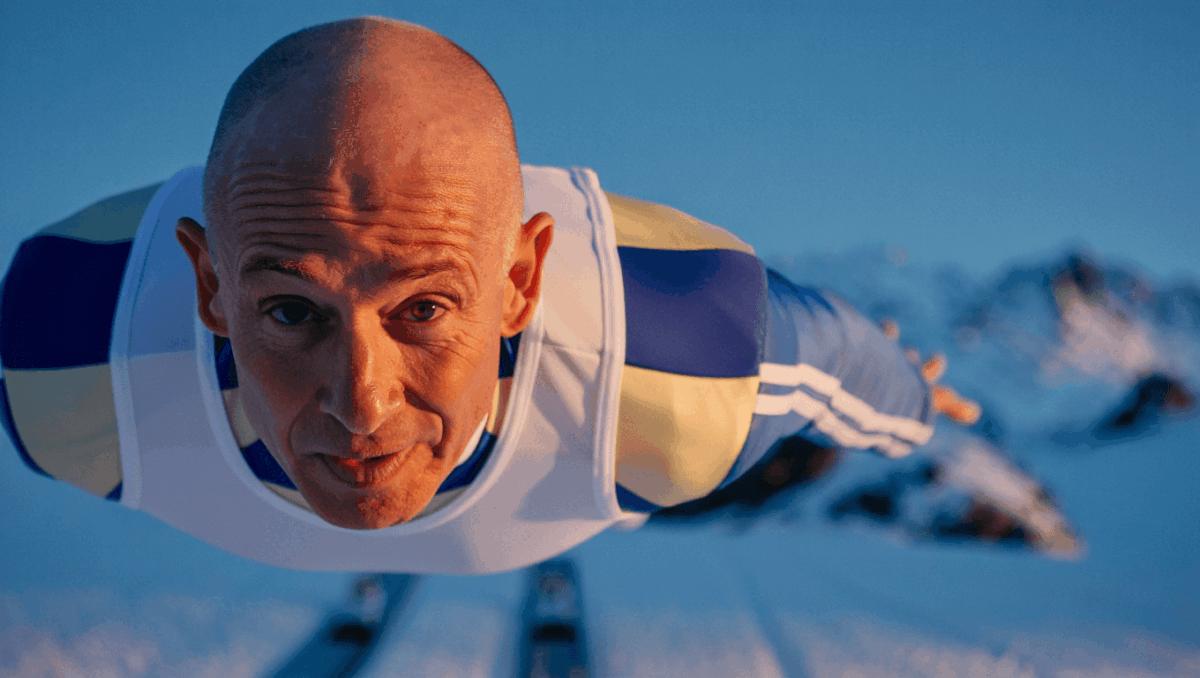 Eddie the Eagle reveals he's still jumping at 62, dreams of black run at 100
