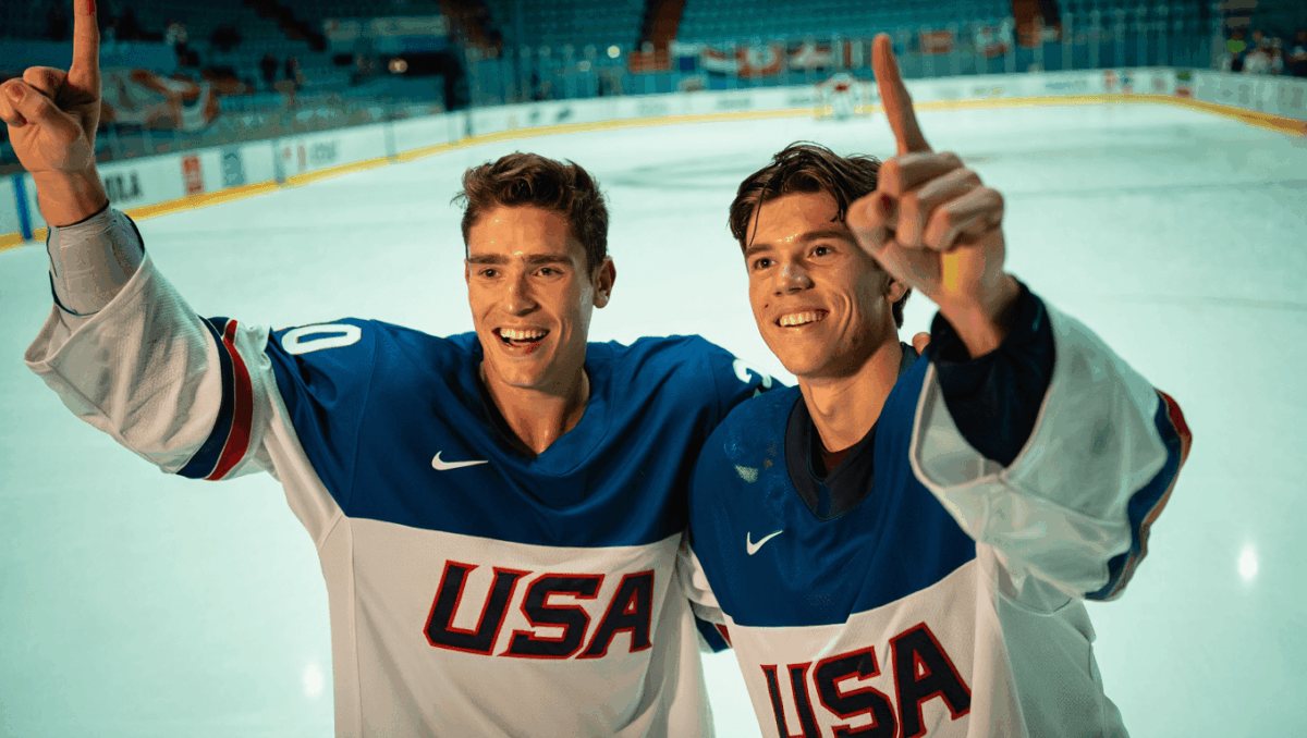 Hughes brothers each get 2 assists, USA tops Latvia 5-1 at Olympics