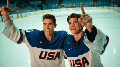 Hughes brothers each get 2 assists, USA tops Latvia 5-1 at Olympics