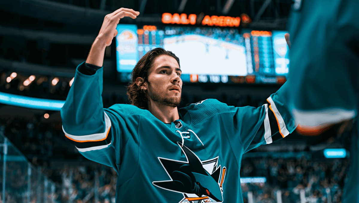 Sharks edge Avalanche 3-2, upset last night at Ball Arena