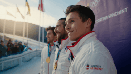 Luge team relay: Austria wins Olympic gold, USA finishes fourth 3:42.214