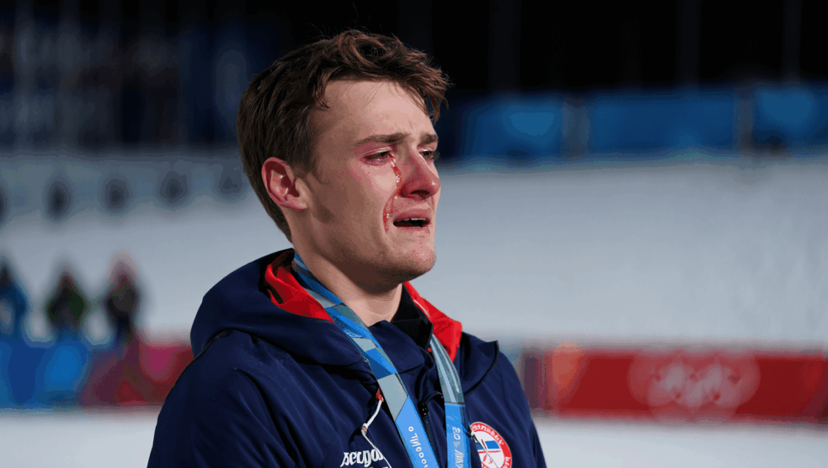 Sturla Holm Lægreid wins bronze, breaks down admitting affair during live interview