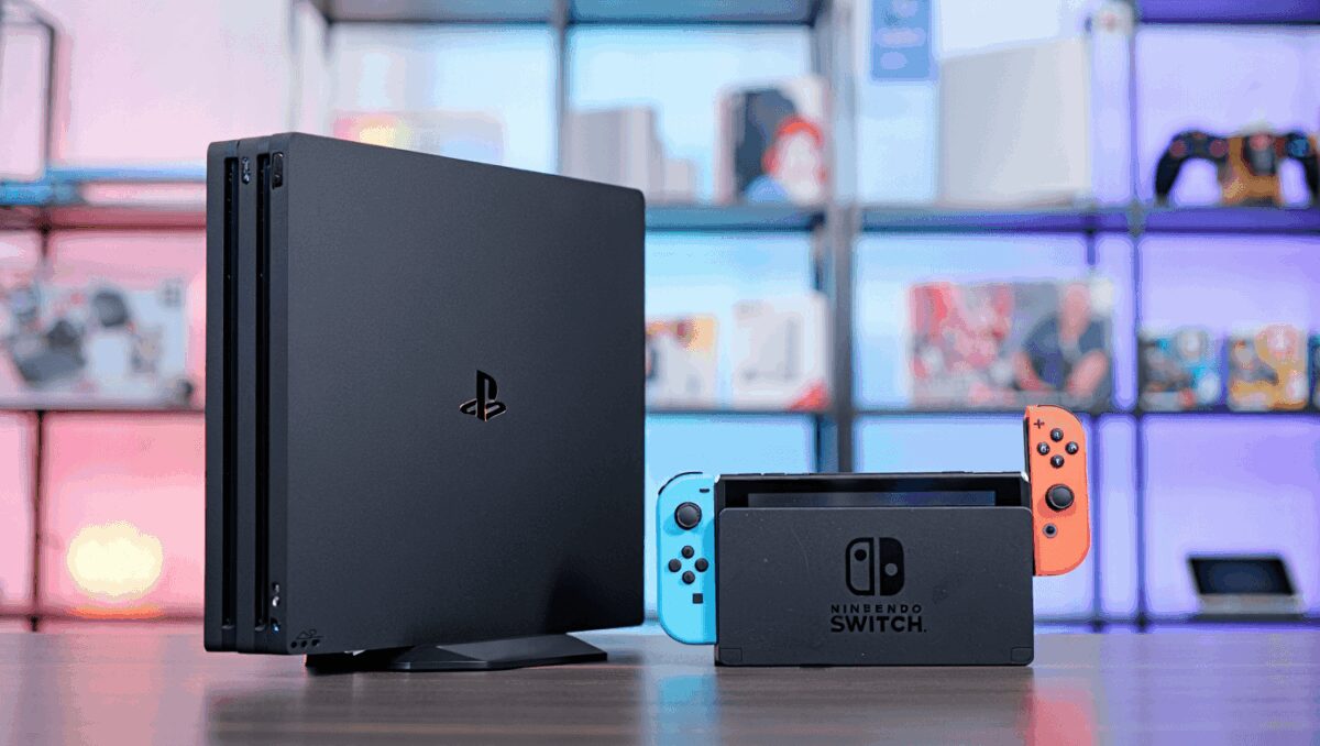 The Nintendo Switch 2 propped up on a kitchen table