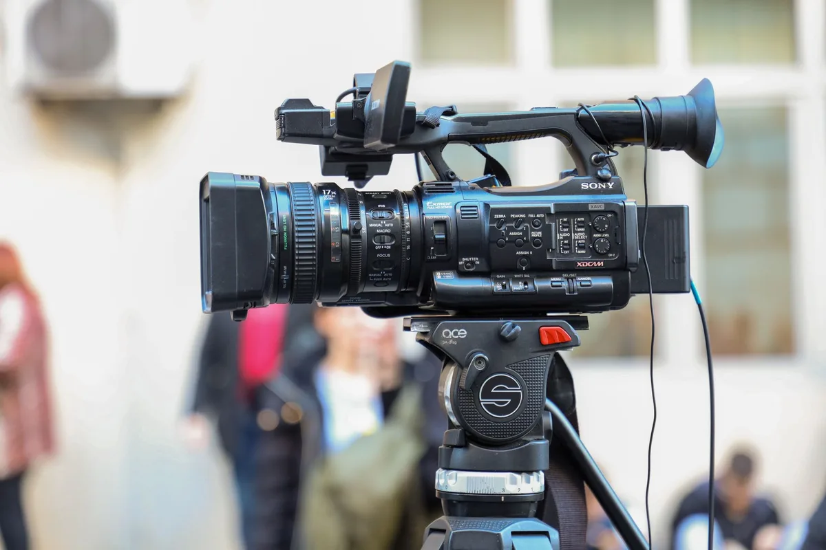 Professional camera equipment and production tools used by modern independent filmmakers.